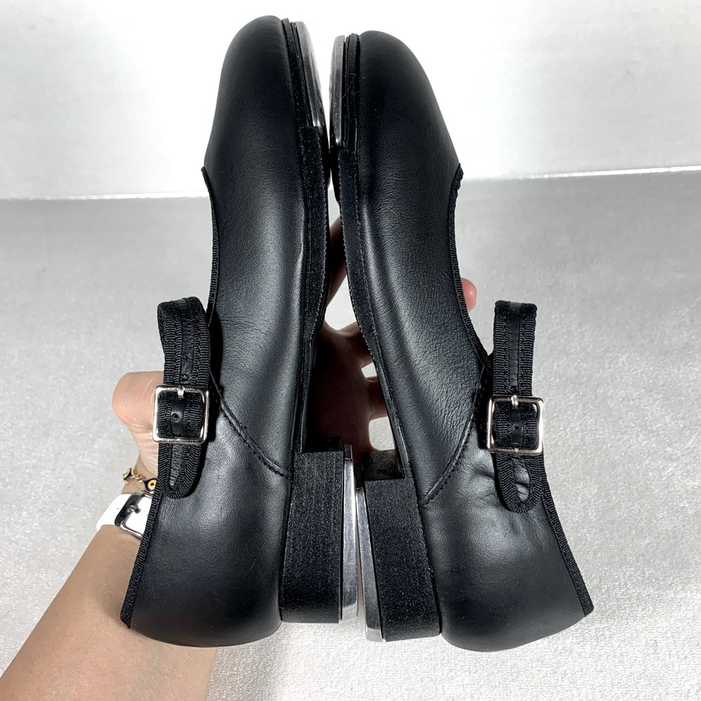 Capezio Women’s Mary Jane Leather Tap Shoe 3800 in Black Size 5M - Picture 10 of 11